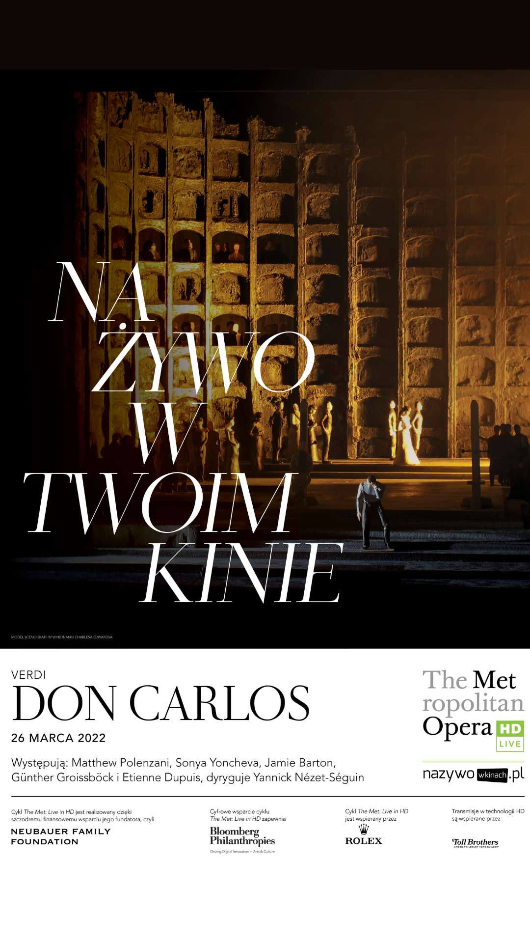MET Opera - spektakl Don Carlos