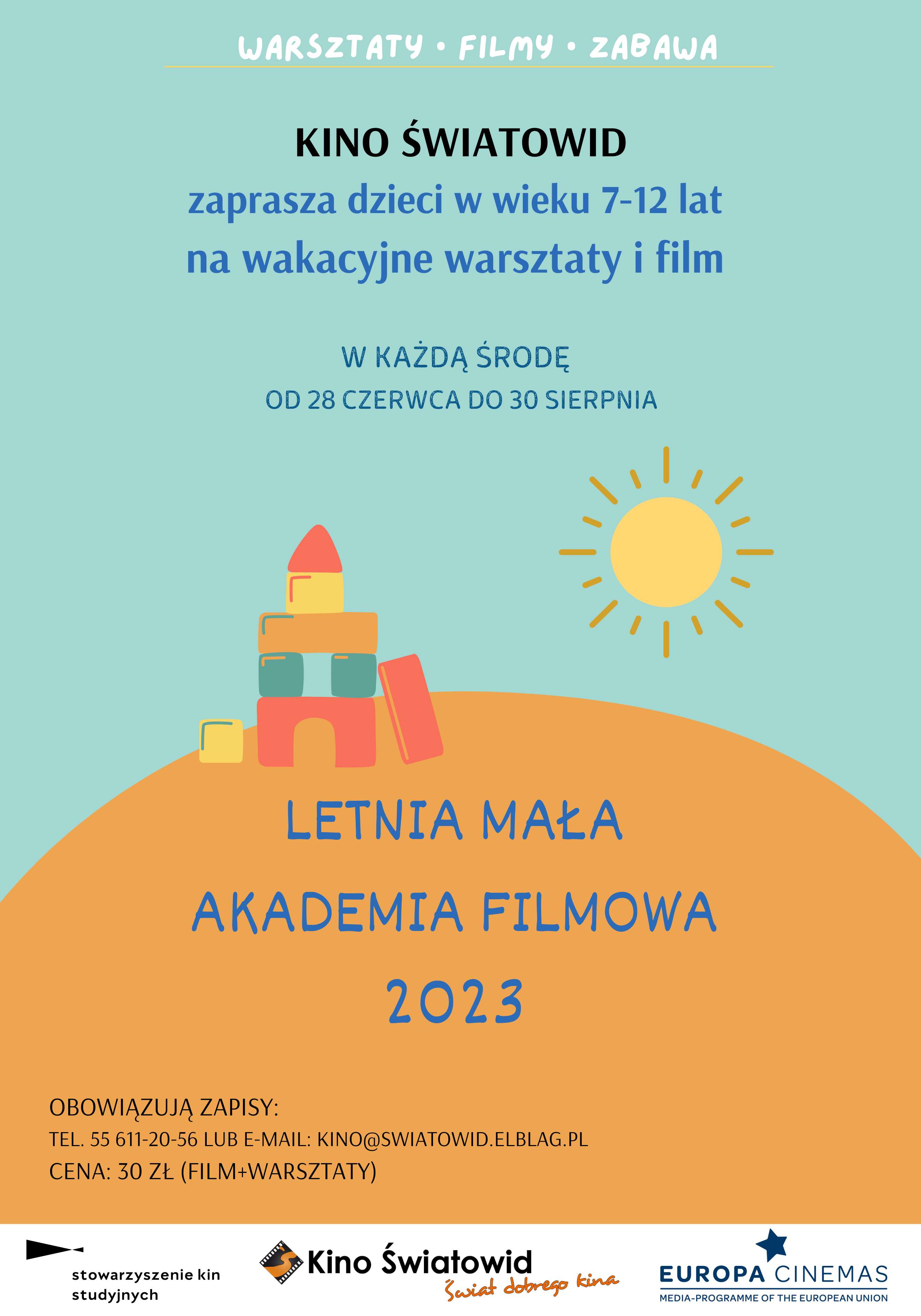 🎬 Letnia Mała Akademia Filmowa 2023