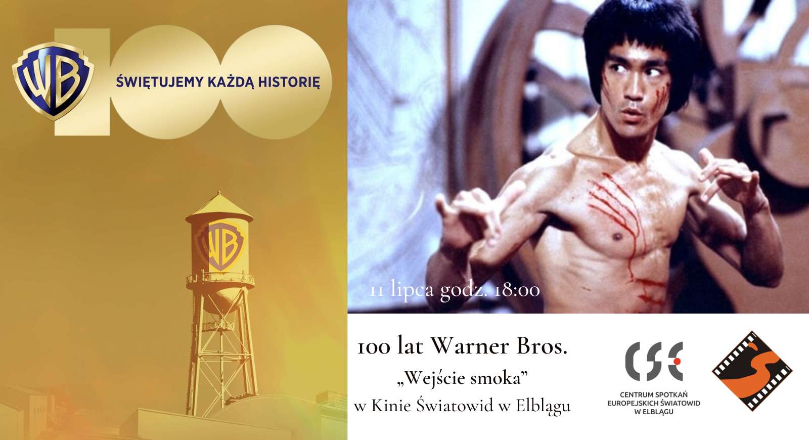 100 lat Warner Bros. „Wejście smoka” w Kinie Światowid