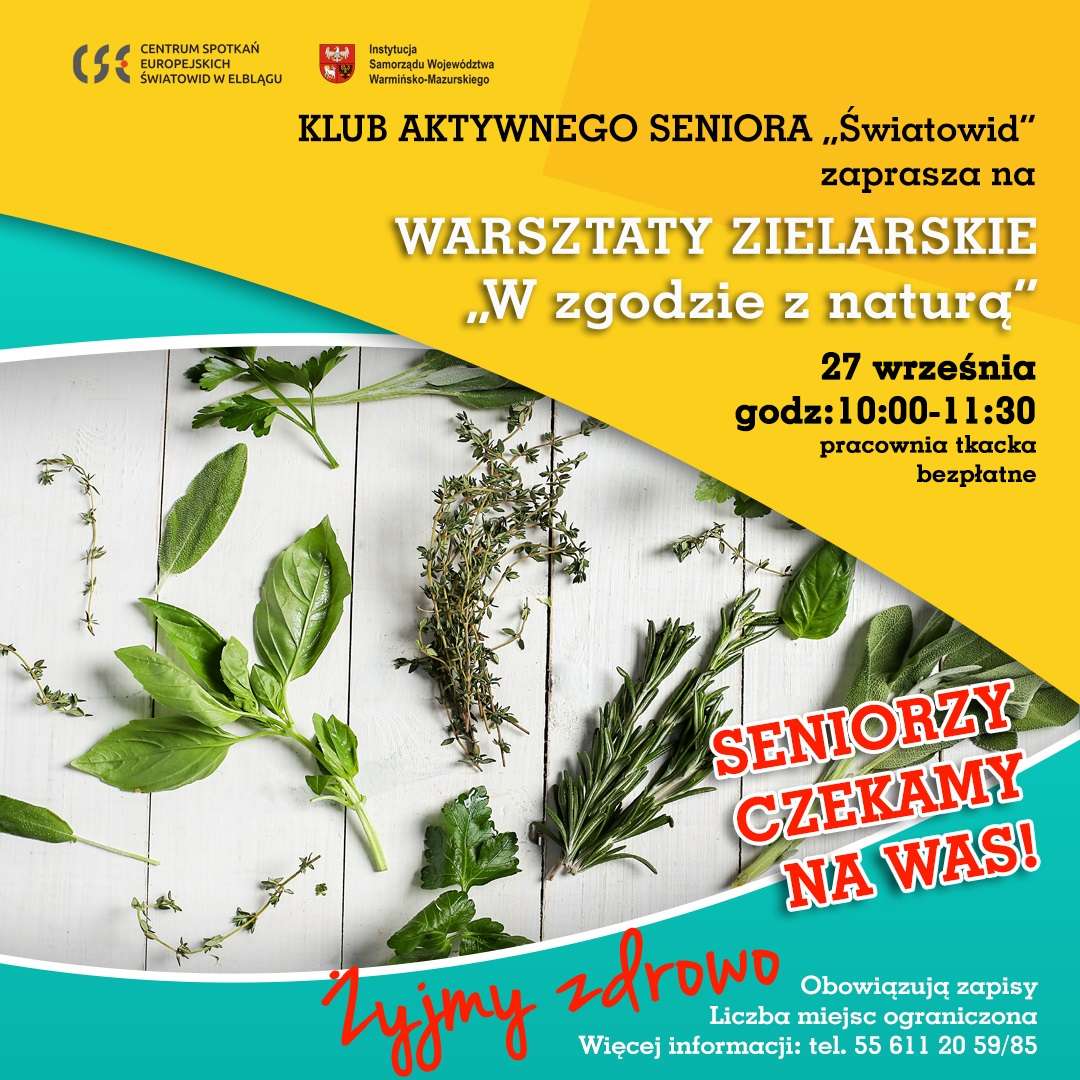Zimowa apteczka ziołowa. Warsztaty zielarskie w CSE „Światowid” w Elblągu