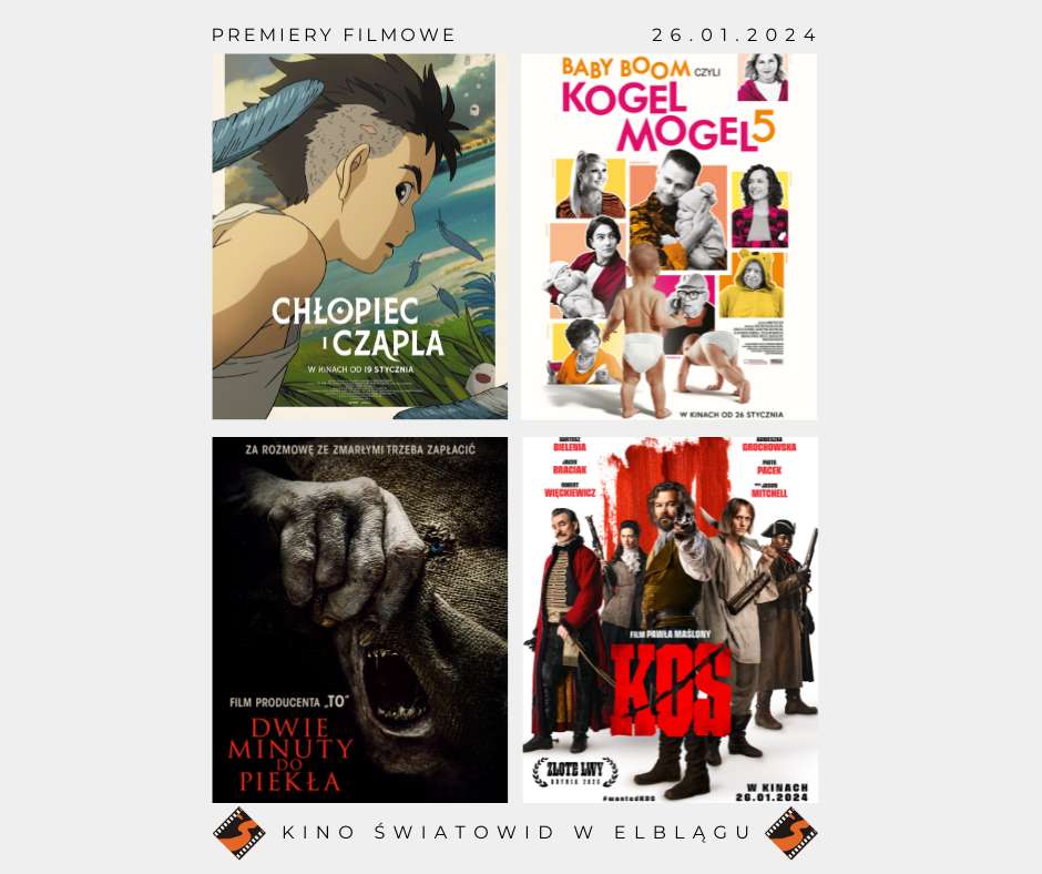 Premiery filmowe w Kinie Światowid