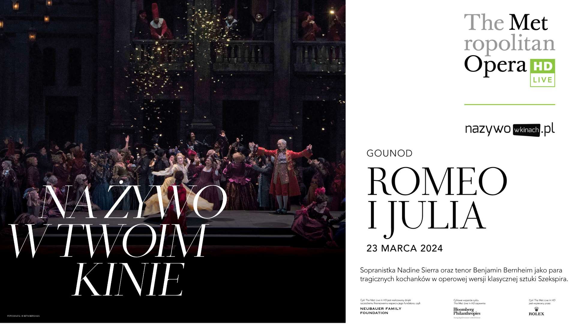 The Met Opera: „Romeo i Julia” w Kinie Światowid