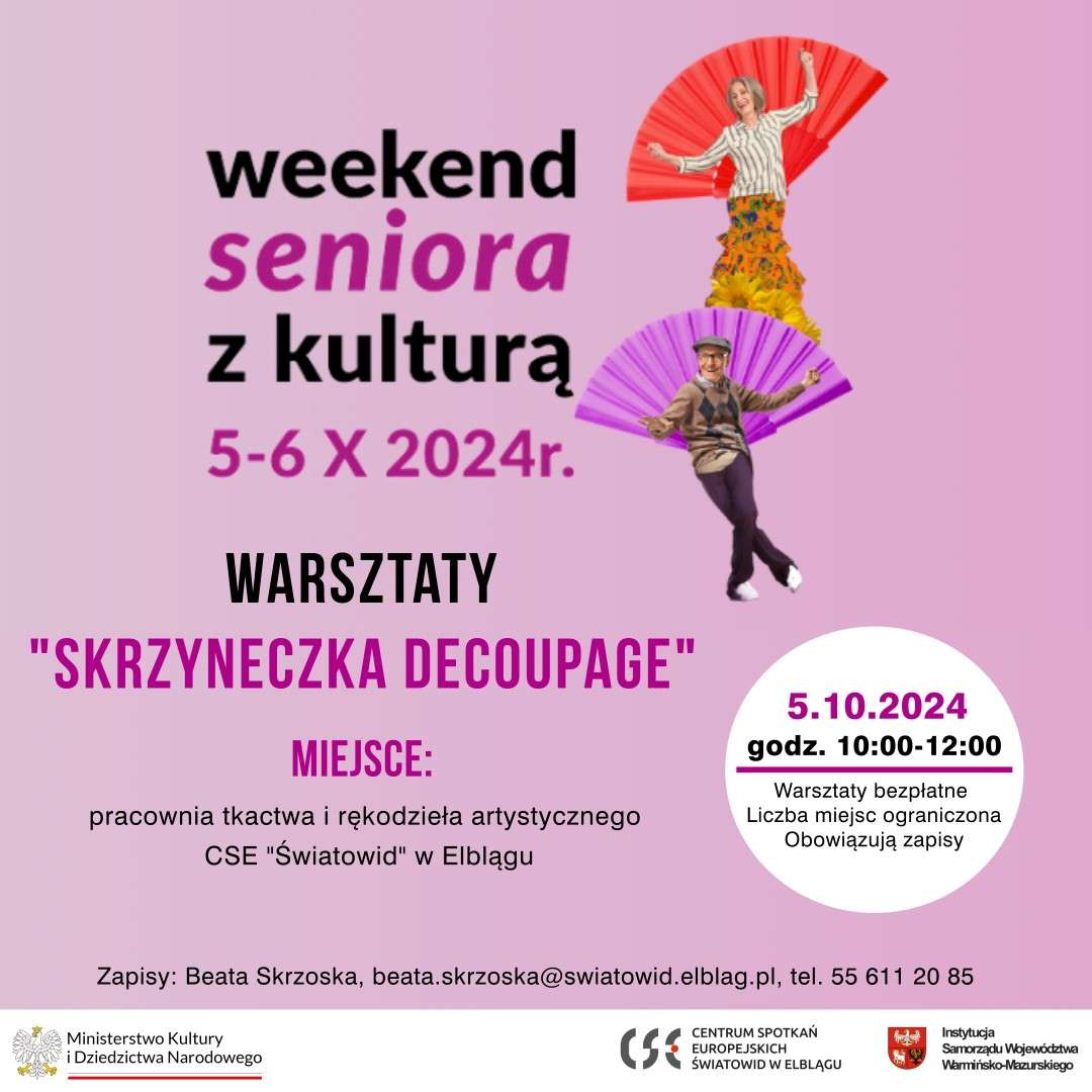 Weekend z kulturą dla seniora w Światowidzie