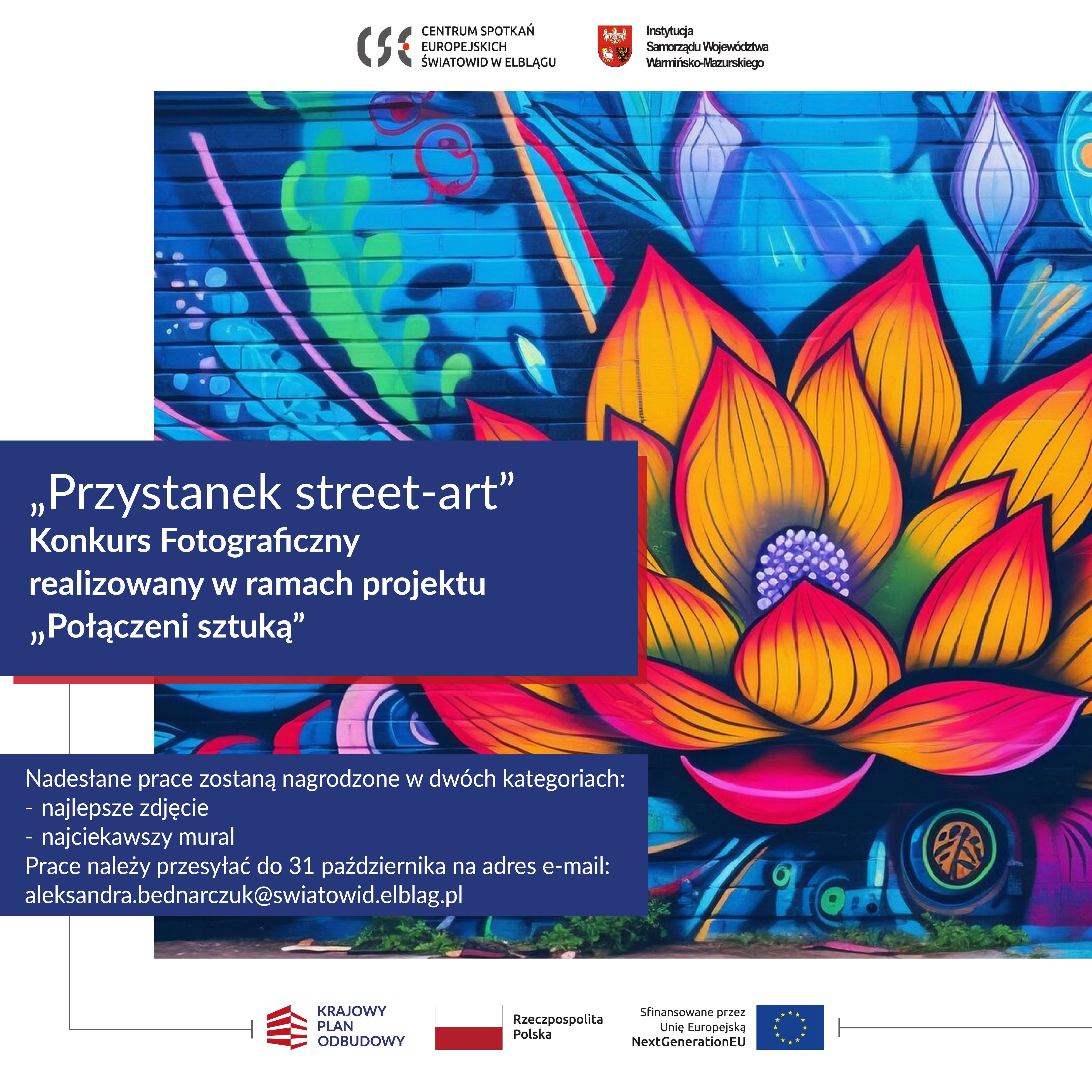 Zatrzymaj chwilę z ulicy – weź udział w konkursie fotograficznym „Przystanek Street-Art”!