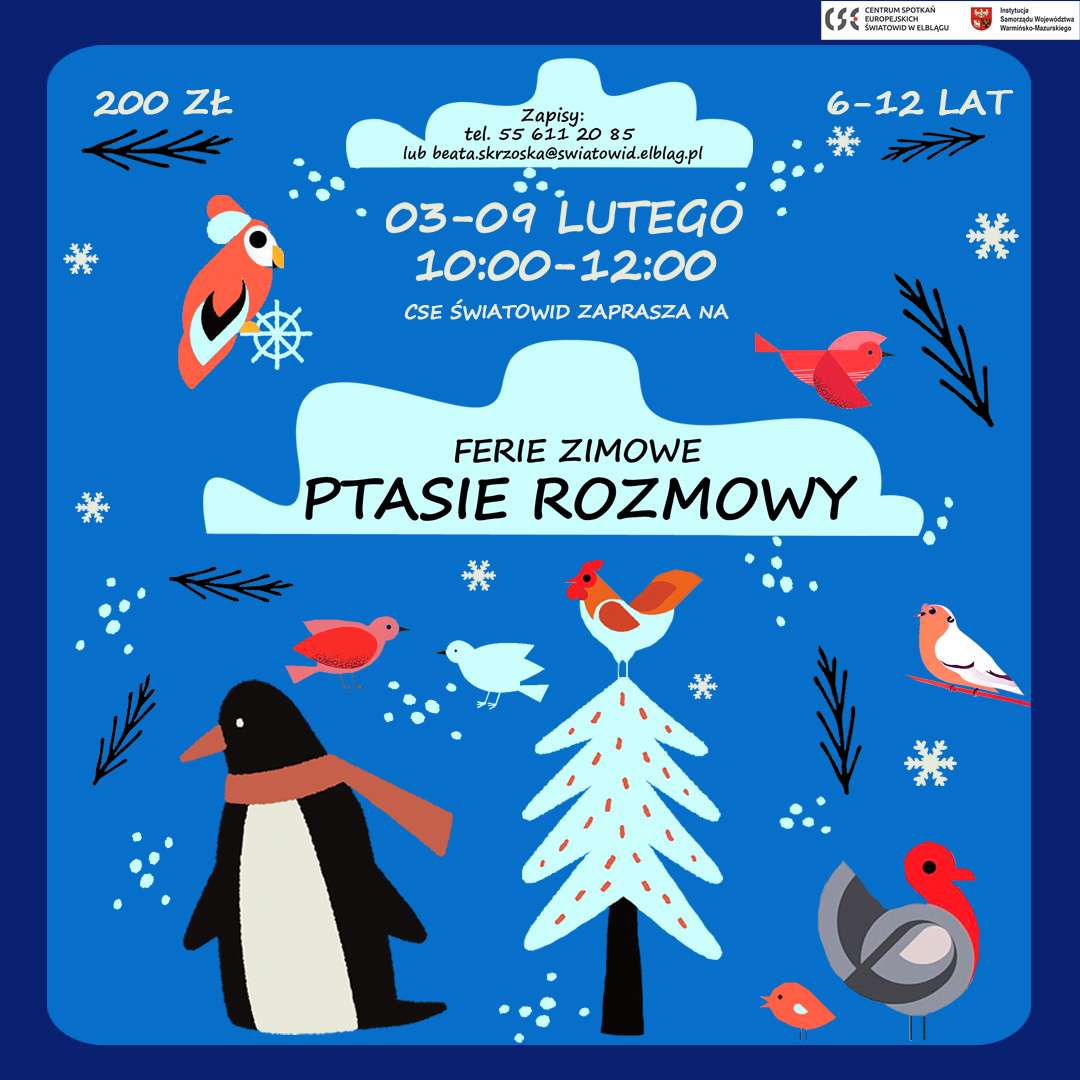 Warsztaty Plastyczne „Ptasie Rozmowy” – Twórcza Zabawa w Ferie!