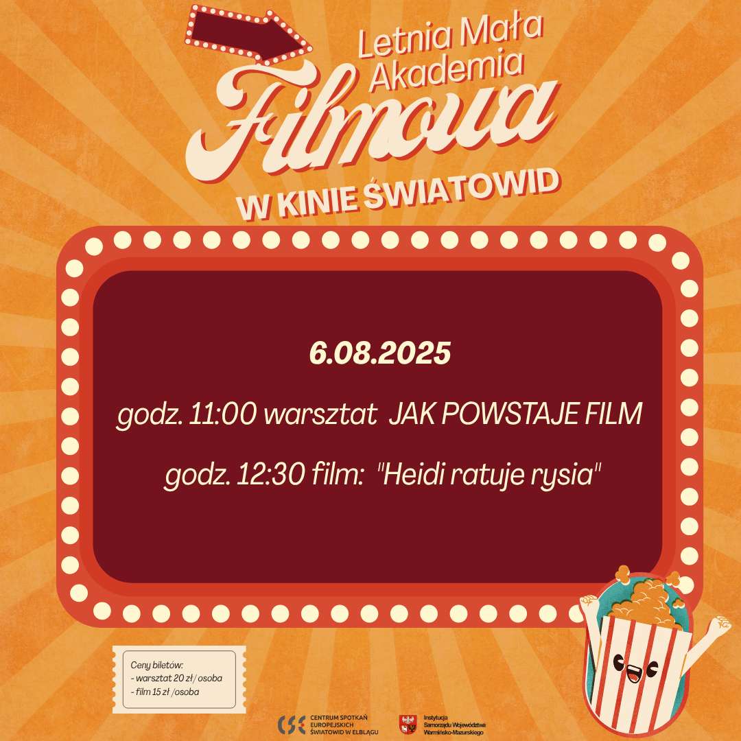 Film od kuchni, czyli kolejne spotkanie Letniej Małej Akademii Filmowej!