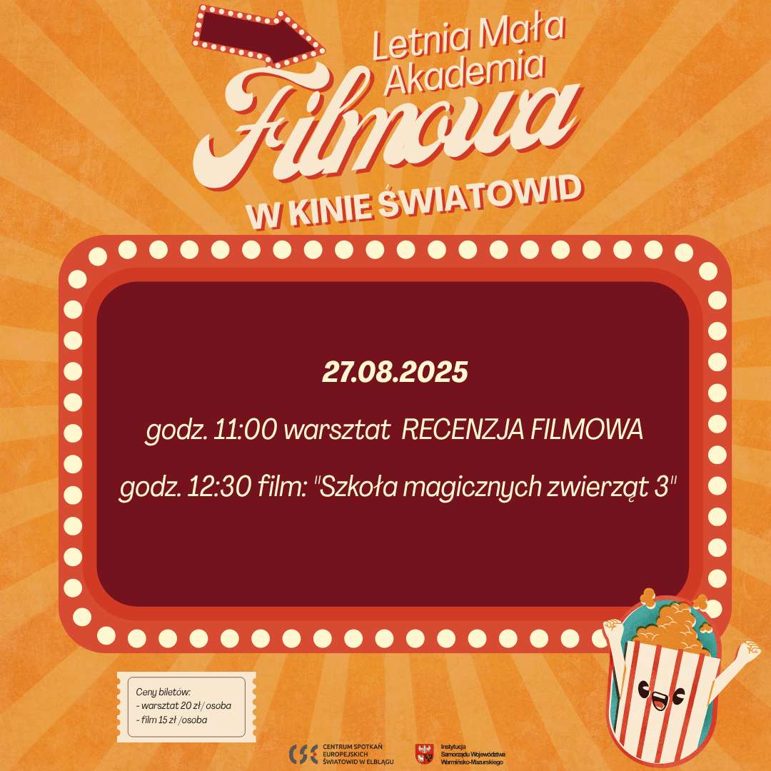 Letnia Mała Akademia Filmowa na finiszu – czas na recenzję filmową!