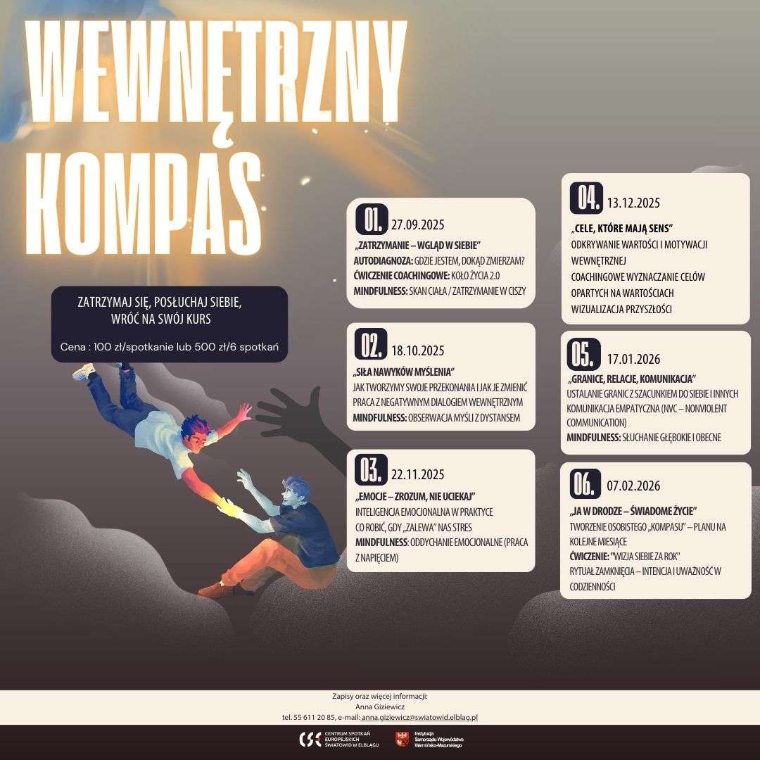 Wewnętrzny Kompas – cykl warsztatów rozwoju osobistego 