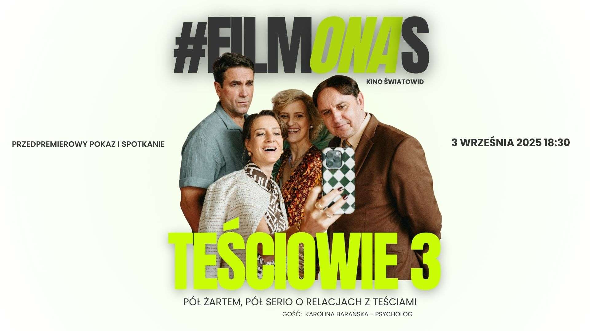 Kino Światowid zaprasza na nowy cykl! #filmONAs!