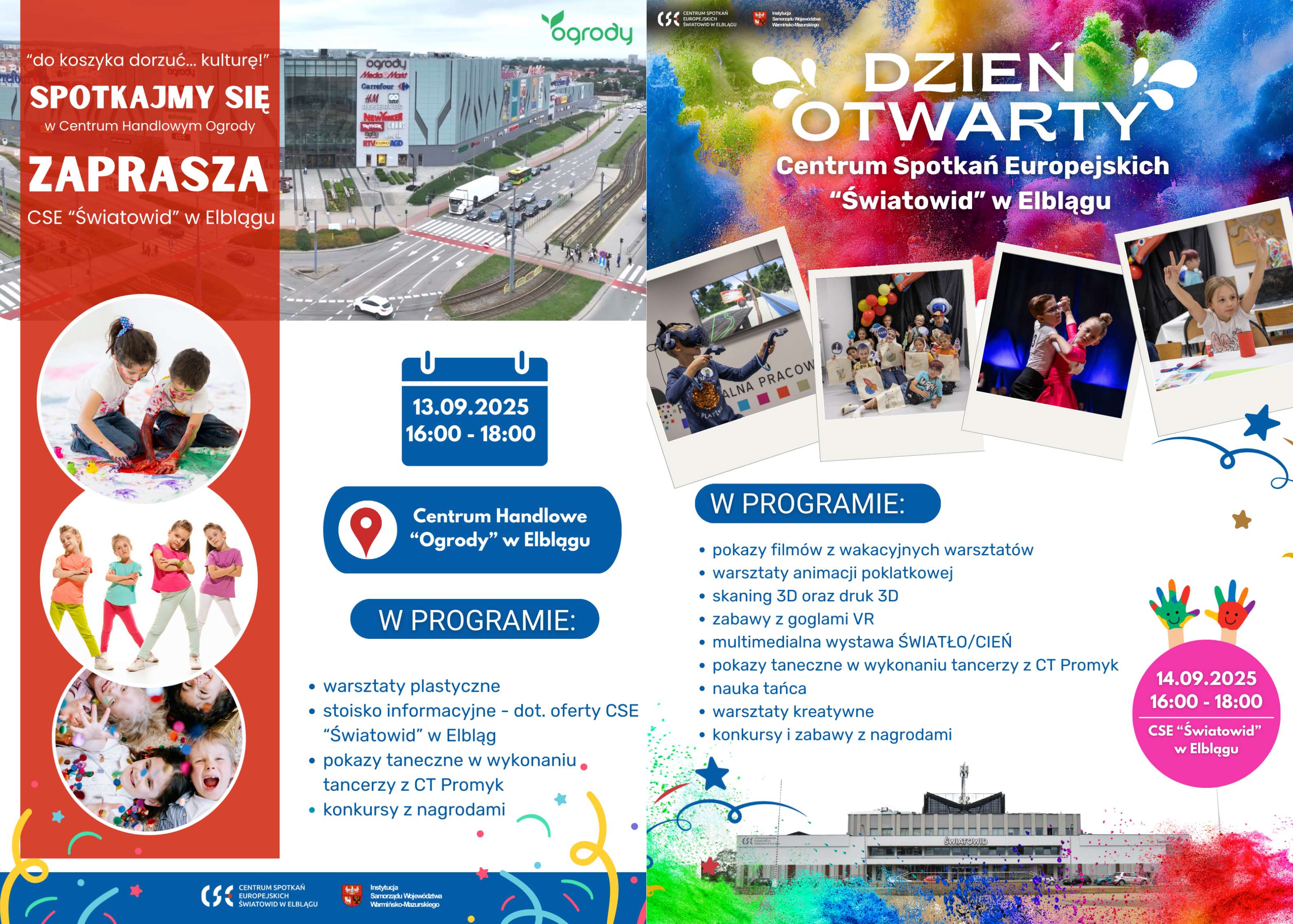 Ogrody, kino, VR i druk 3D — dni otwarte CSE „Światowid" w Elblągu