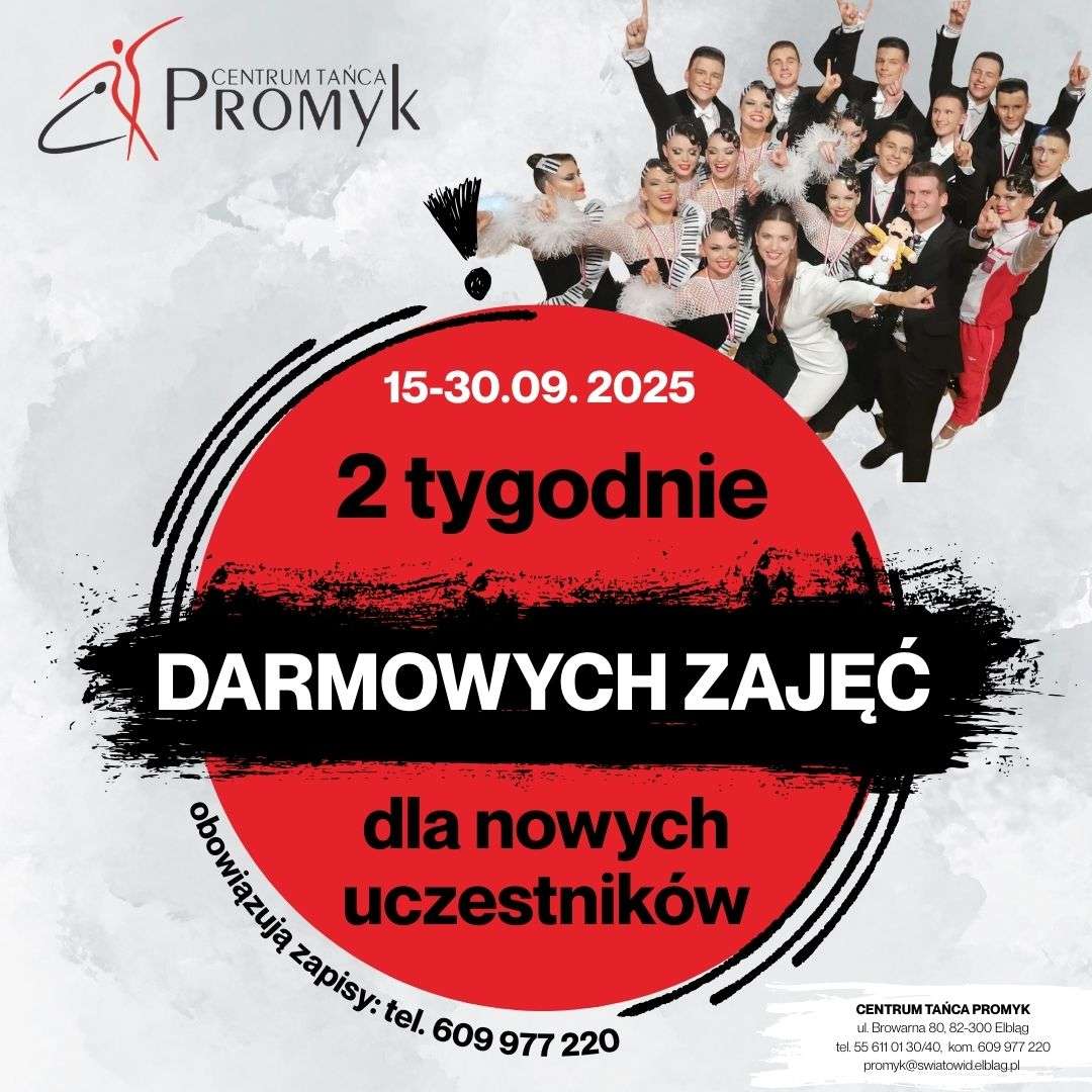 STARTujemy z bezpłatnymi zajęciami!