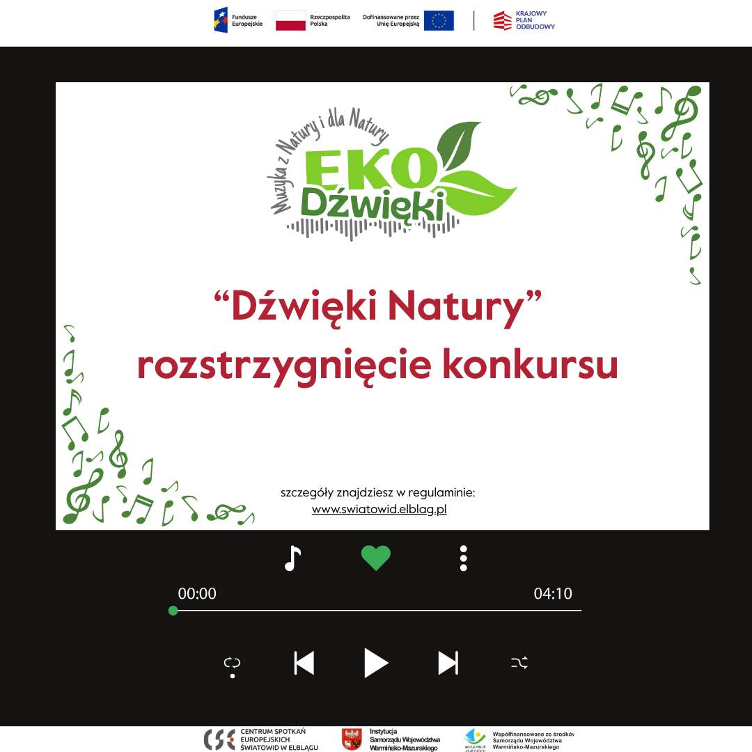 „DŹWIĘKI NATURY” - wyniki konkursu