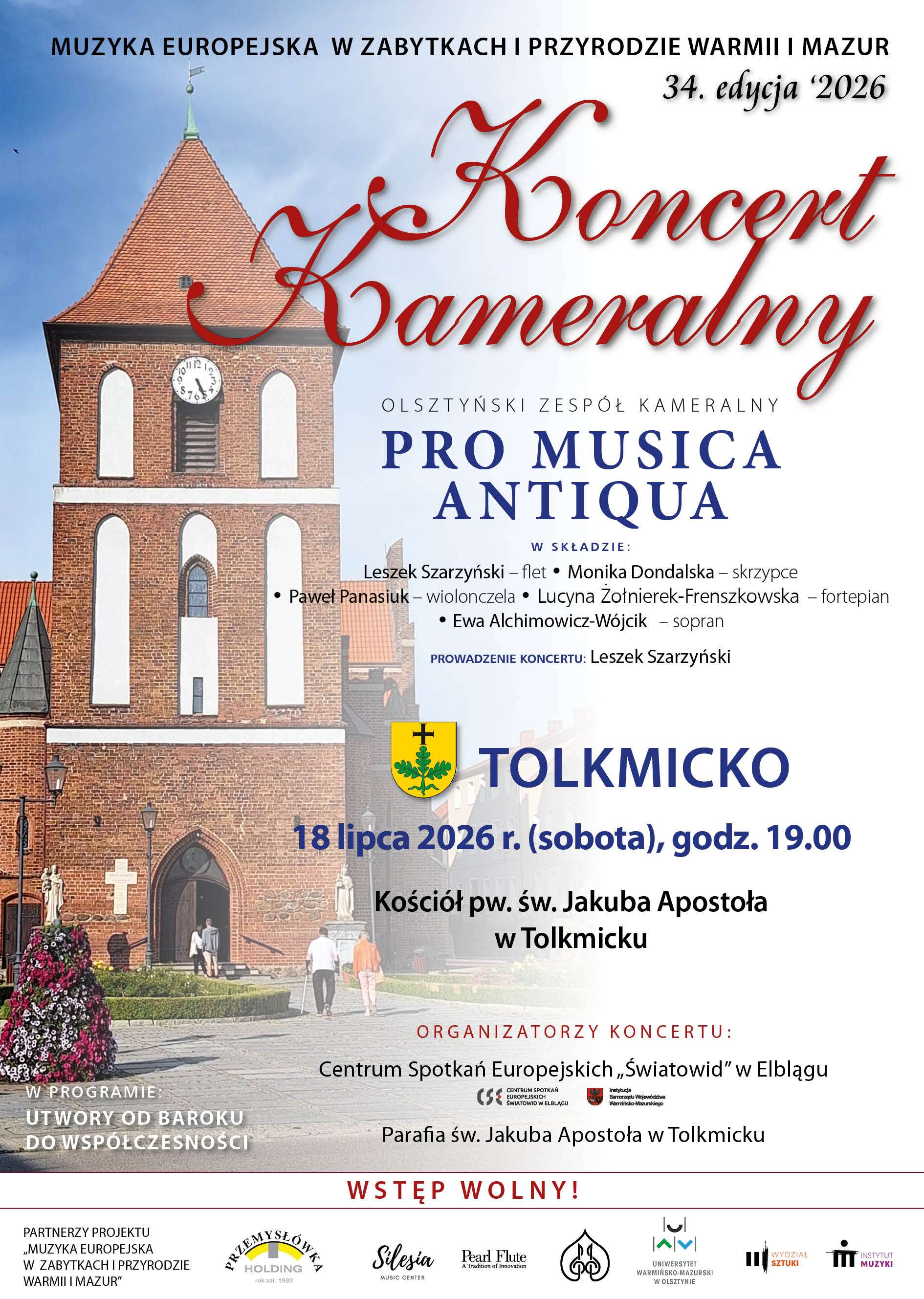 Koncert Kameralny Pro Musica Antiqua - 34. edycja