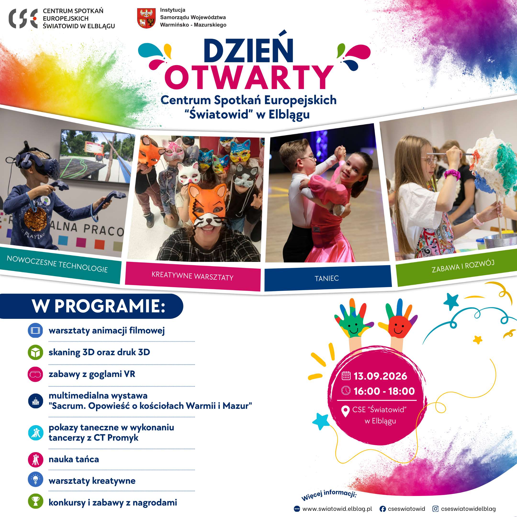 Dzień otwarty CSE „Światowid” w Elblągu – otwórz drzwi do świata wyobraźni i dobrej zabawy!