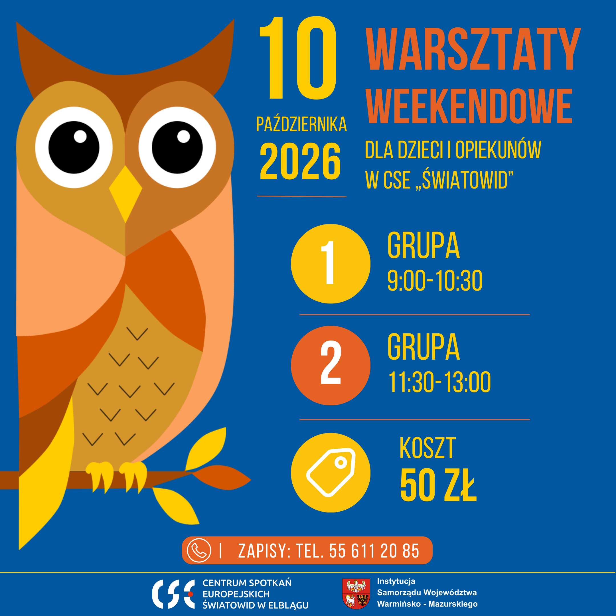 Jesień pełna kolorów! Zapraszamy na rodzinne Warsztaty weekendowe