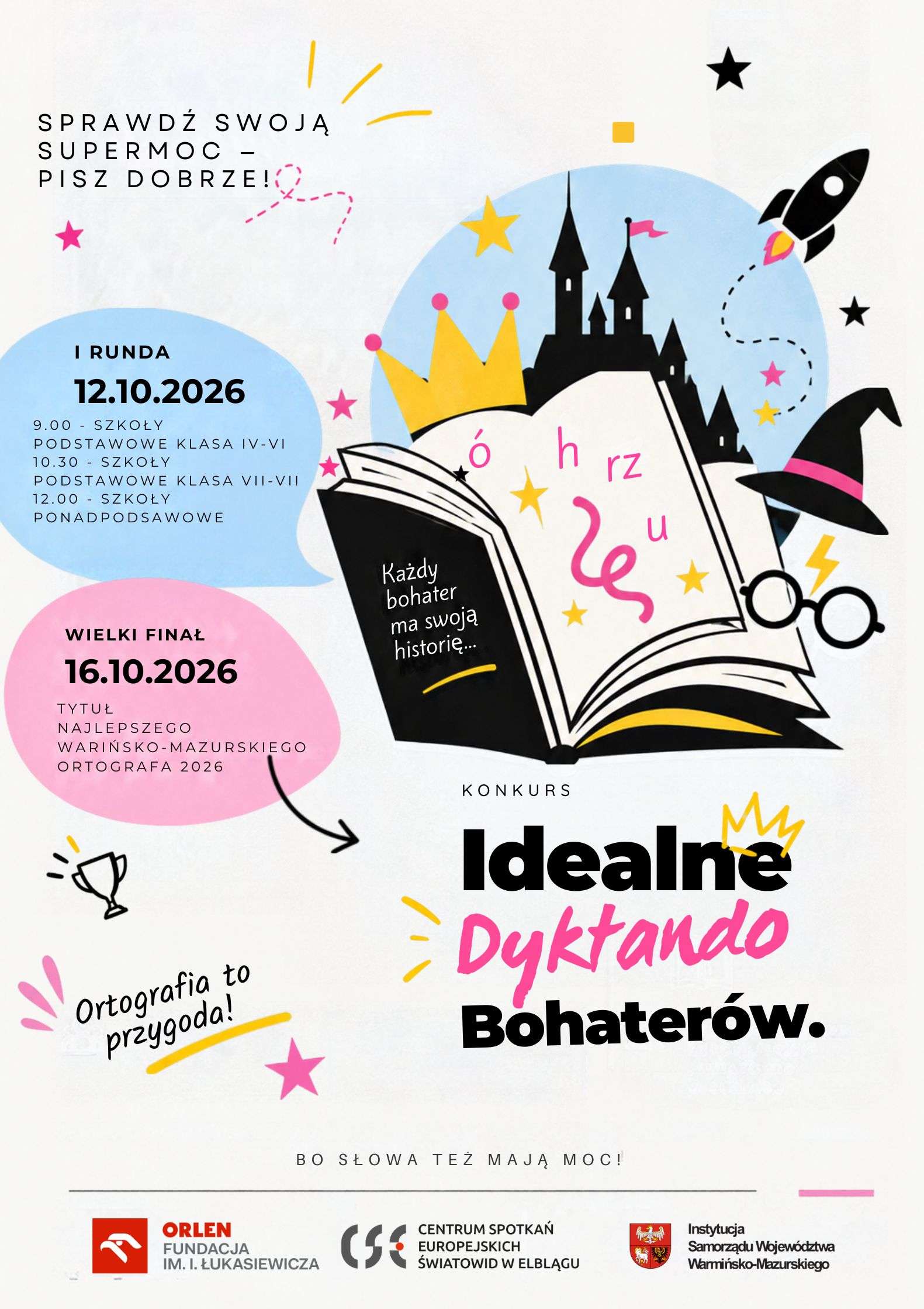 Kto zostanie „Najlepszym Warmińsko-Mazurskim Ortografem”? Czas na edycję 2026!