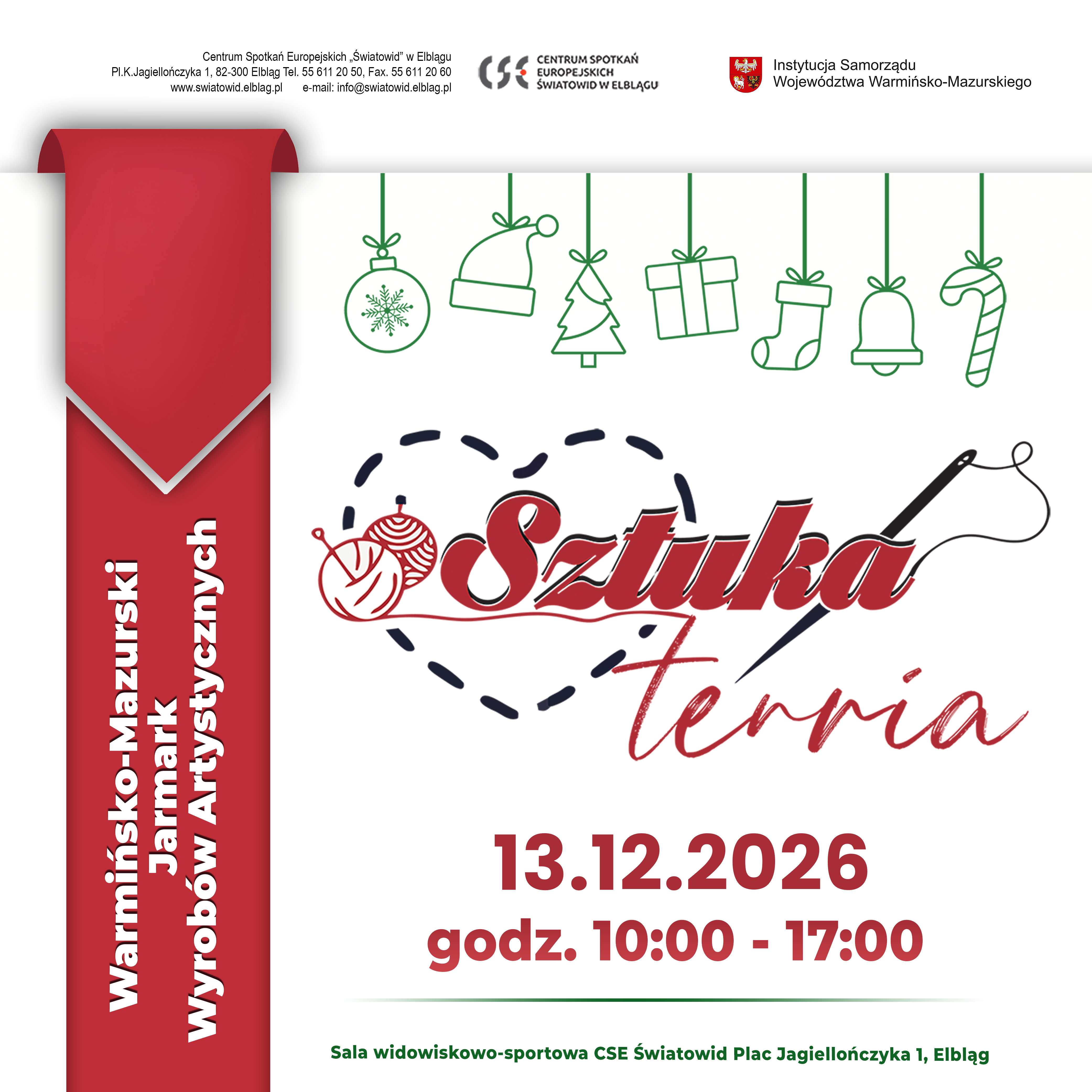 SztukaTERRiA 2026. Znajdź wyjątkowe prezenty i poczuj magię świąt!