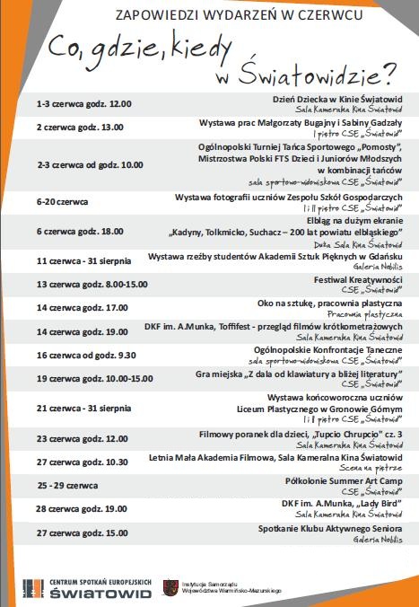 Co w czerwcu w Światowidzie?