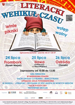 „Literackim wehikułem czasu” na Warmię i Mazury