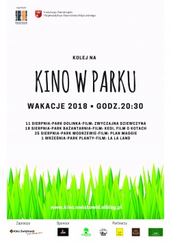 Kolej na kino w parku