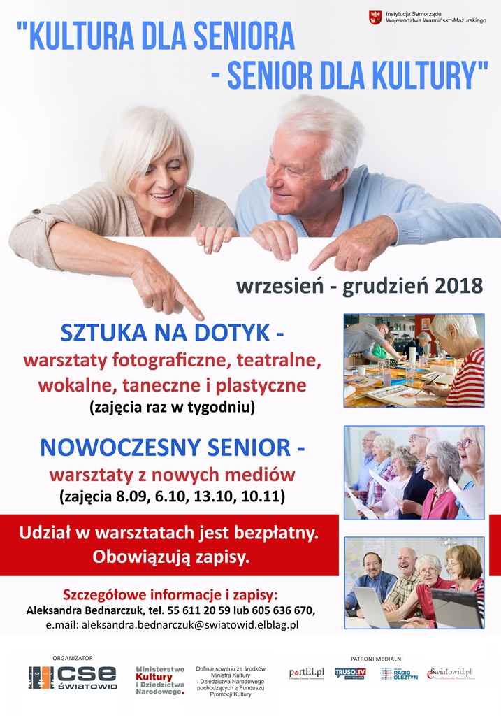 Ruszył nabór na twórcze warsztaty dla seniorów