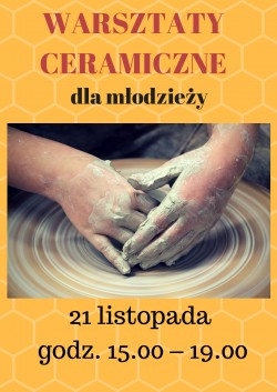 Warsztaty z ceramiki dla młodzieży
