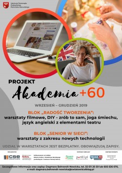 Rusza projekt „Akademia +60”