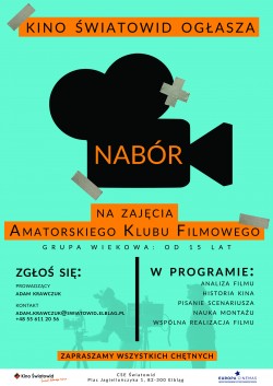 Dołącz do Amatorskiego Klubu Filmowego