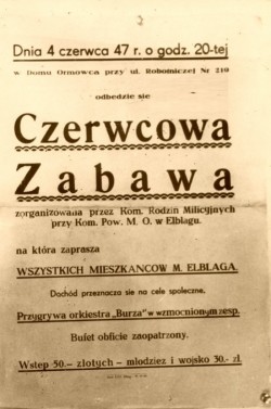 „Pionierskie czasy” – Elbląg w latach 1945-50