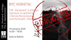 Spotkanie "Być kobietą", planowane na 18 sierpnia - ODWOŁANE