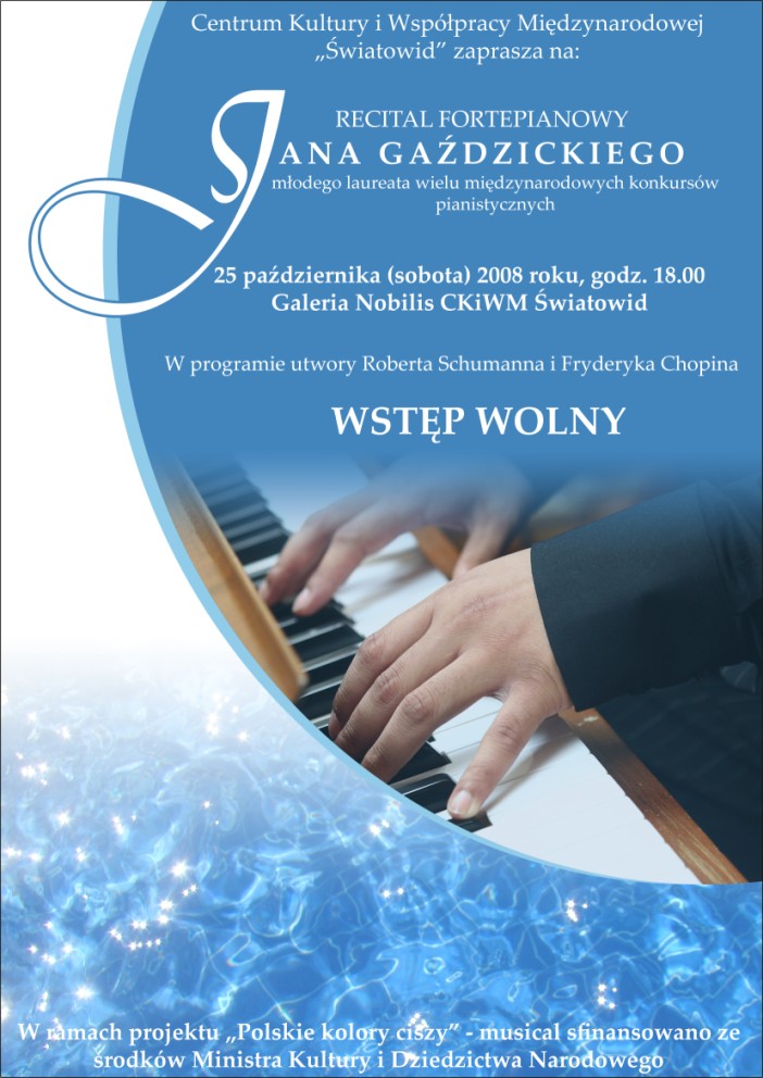 Recital fortepianowy w galerii Nobilis