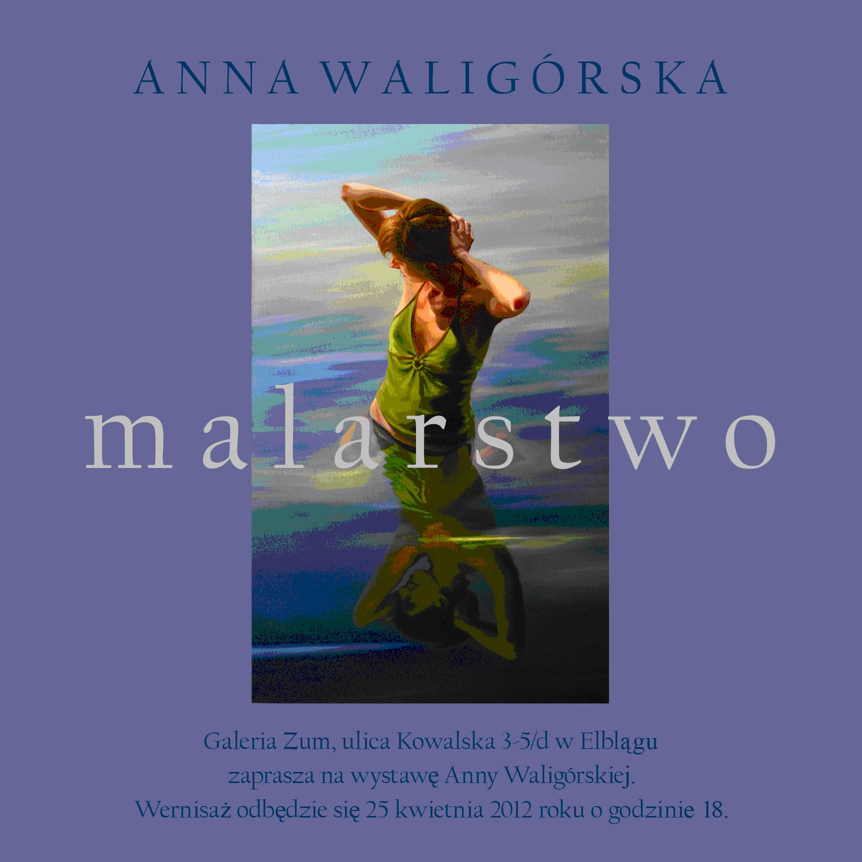 Wernisaż malarstwa Anny Waligórskiej