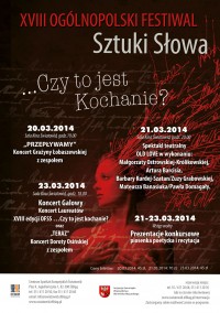 Po raz 18. odbędzie się Festiwal poświęcony sztuce słowa