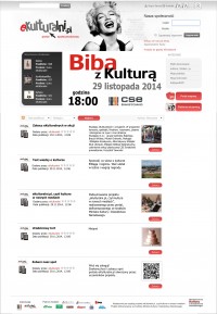 Biba z kulturą już w sobotę