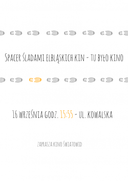 To będzie spacer śladami elbląskich kin