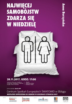 Spektakl "Najwięcej samobójstw zdarza się w niedzielę"