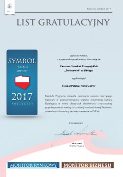 Światowid z tytułem Symbolu 2017 w kategorii Polskiej Kultury